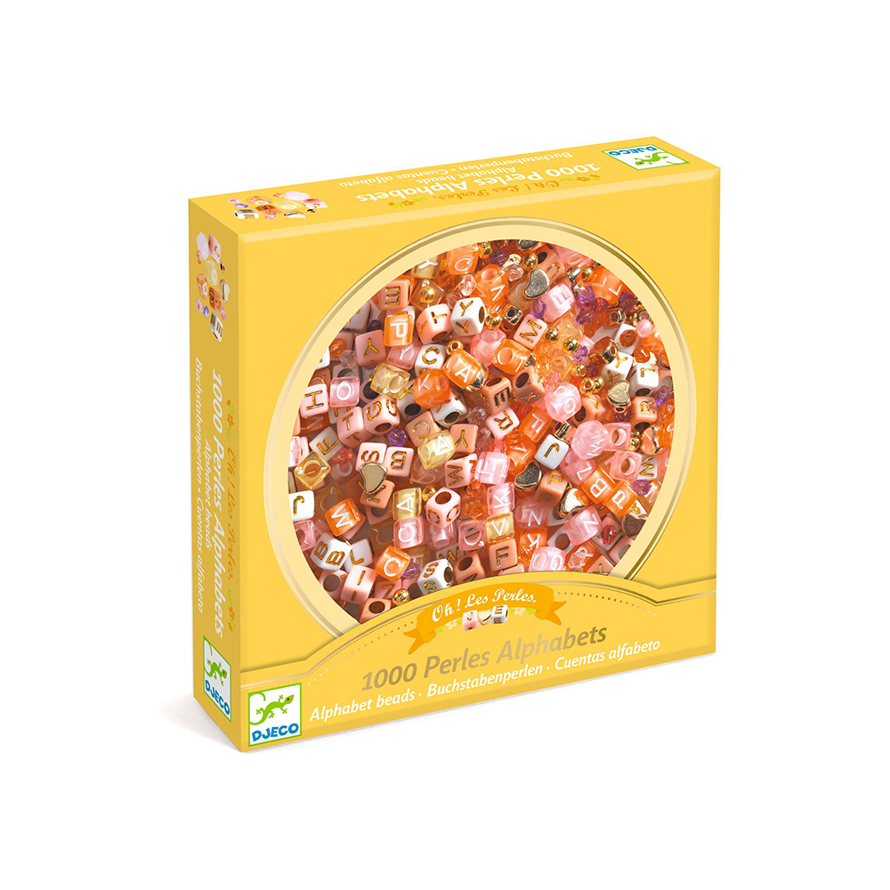 Djeco κατασκευή κοσμημάτων με διάφορες χρυσές χάντρες "Λατινικά...