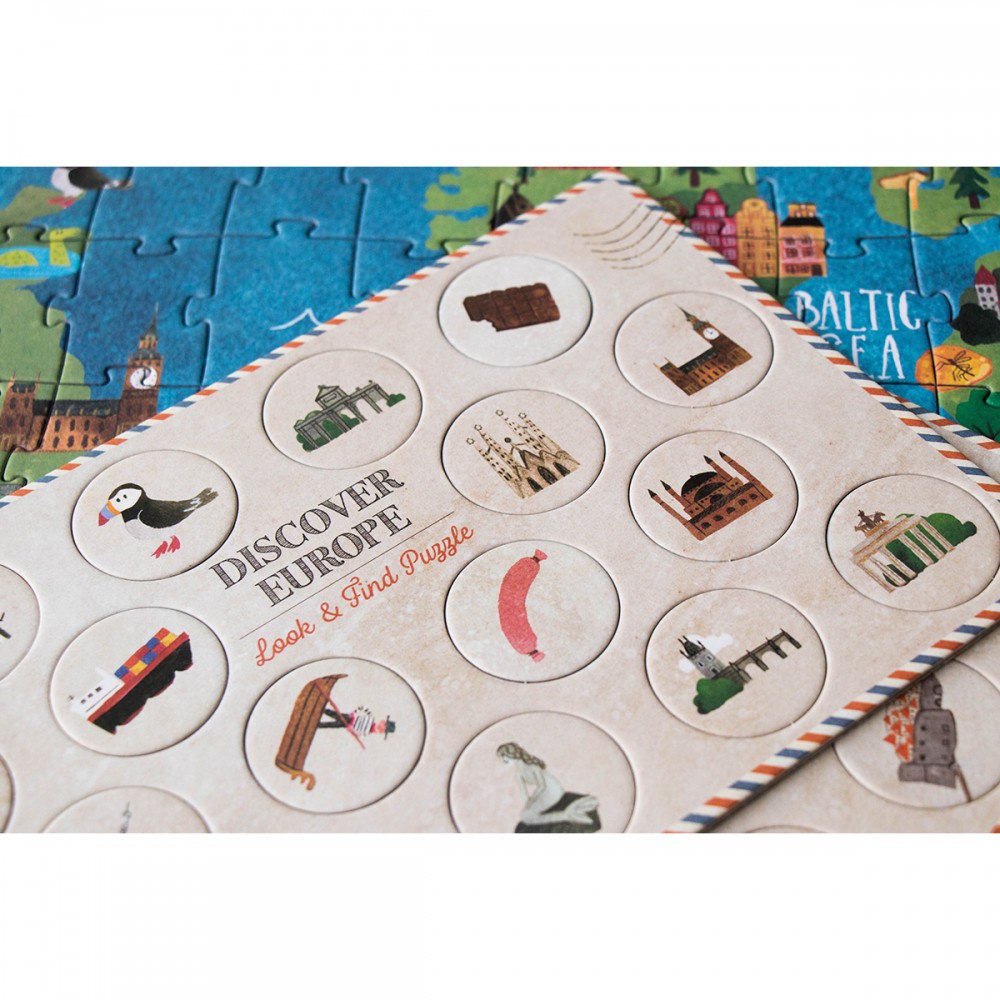 Discover Europe - 200 pcs - Look and Find Puzzle - Image 5