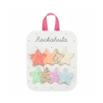 Rainbow Shimmer Star Clips