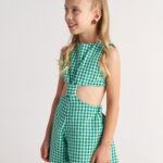 Ολόσωμο σορτς-Forest Sky The Knot Playsuit