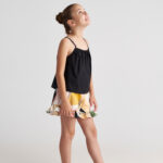 Σετ-Abstract Top And Ruffle Shorts
