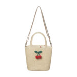 Crochet Cherry Basket Bag