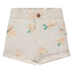 Βρεφικό denim shorts flowers