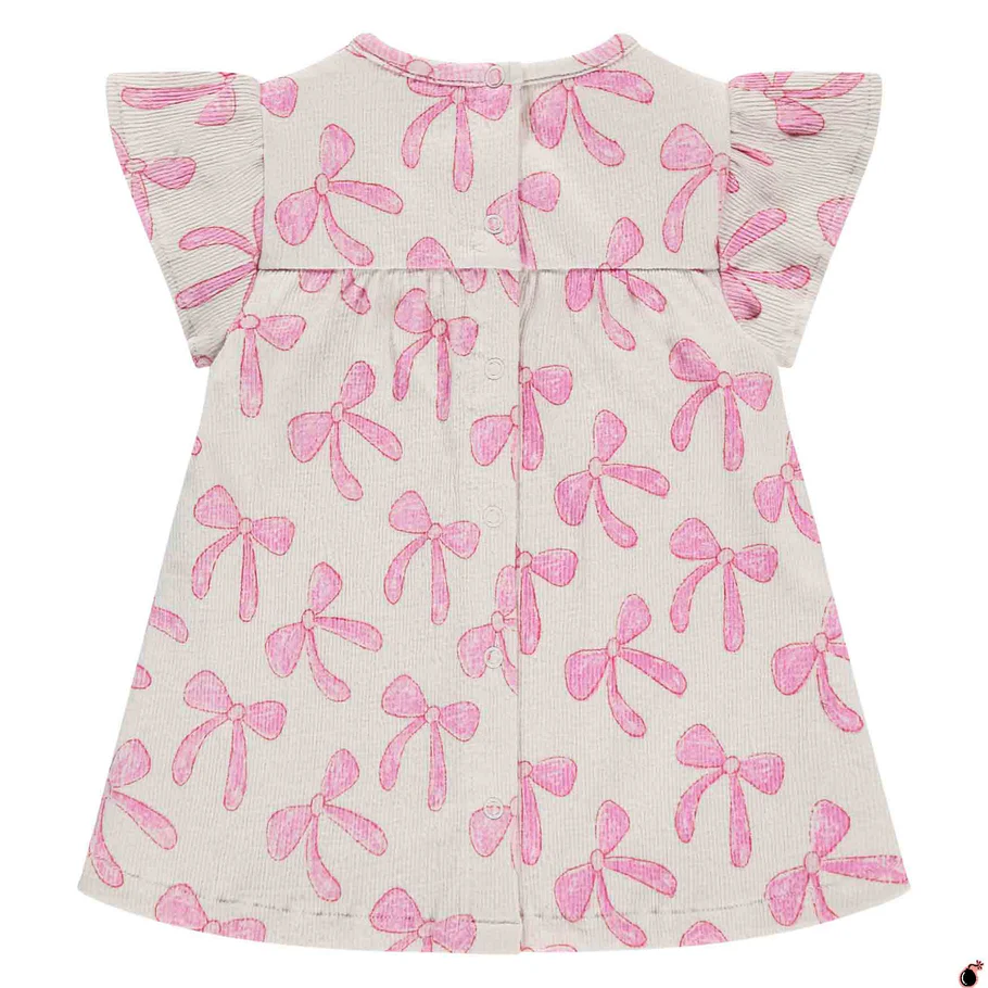 Βρεφικό Φόρεμα Pink Bows - Image 2